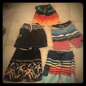 Board shorts, 5 pair, 23-24 waist. 25.00 for all.